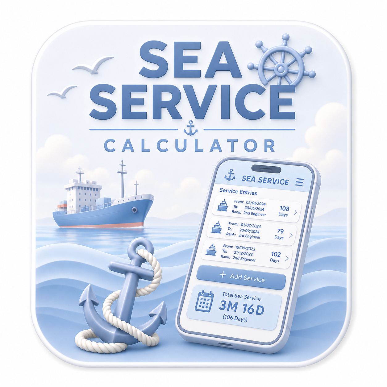 Sea Service Calculator